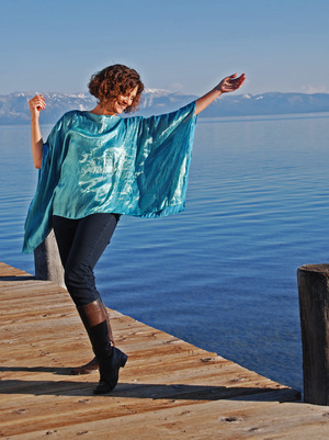 Jana Duplantis Design silk poncho reno nevada Your Authentic Image SuePH